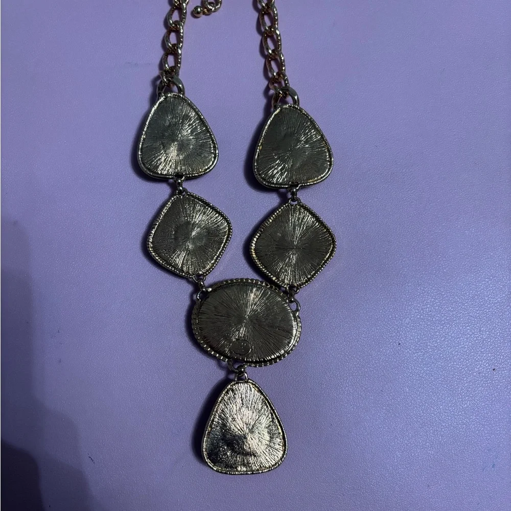 Vintage KJL for Avon Caprianti Multi Color Lucite, 1993,  18" Drop necklace. - Picture 4 of 4